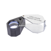 Cam UV/Beyaz LED Büyüteç (10x,21mm)