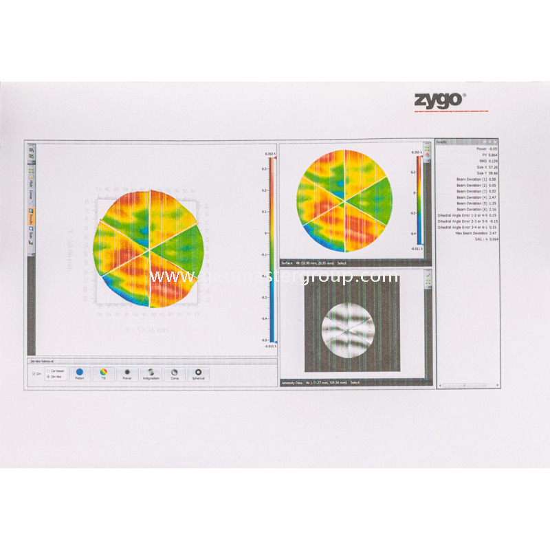 Antifog Prizma (62mm, 5 ', bakır kaplamalı)