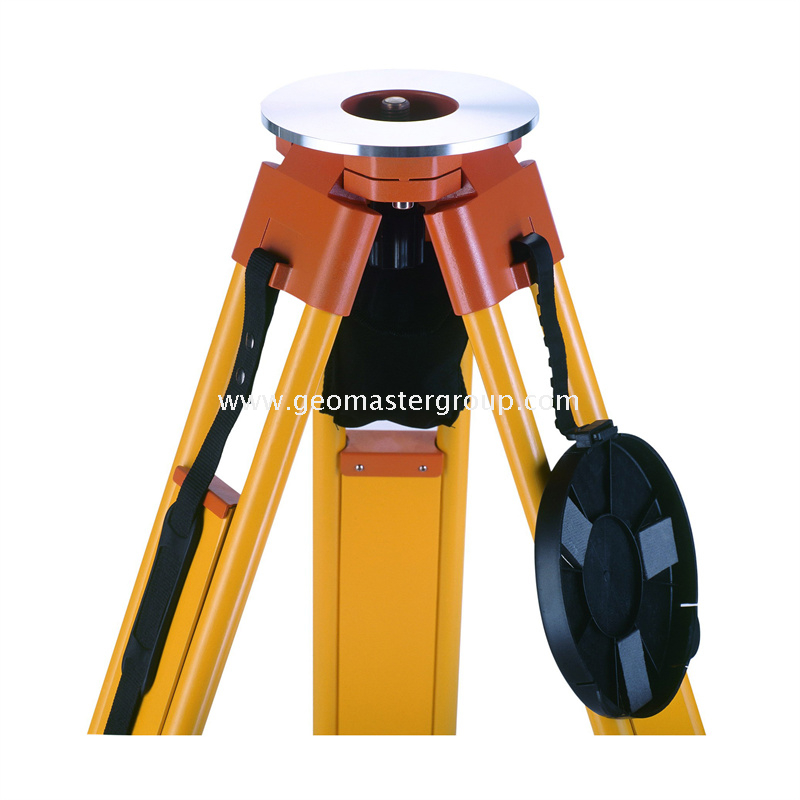 Ahşap tripod (yuvarlak kafa, bükülme kilidi)