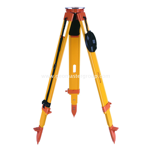 Ahşap tripod (yuvarlak kafa, bükülme kilidi)