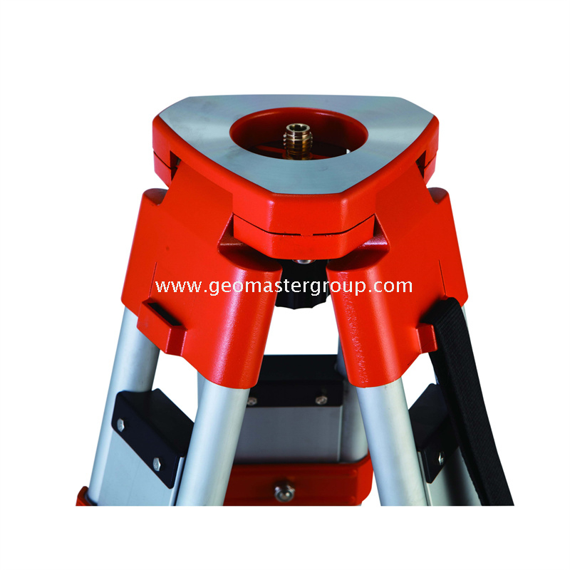 İnşaat Tripod (Yuvarlak Bacak, Çift Kilit)