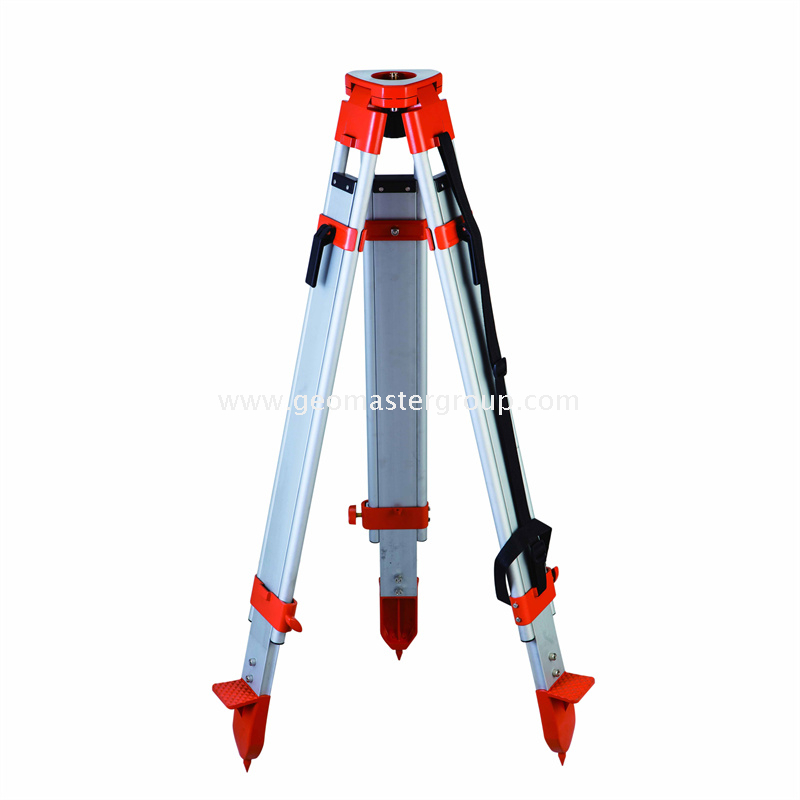 İnşaat Tripod (Yuvarlak Bacak, Çift Kilit)