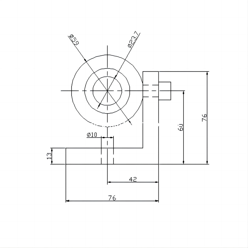 L-Bar İzleme Prizması (GMP104A)